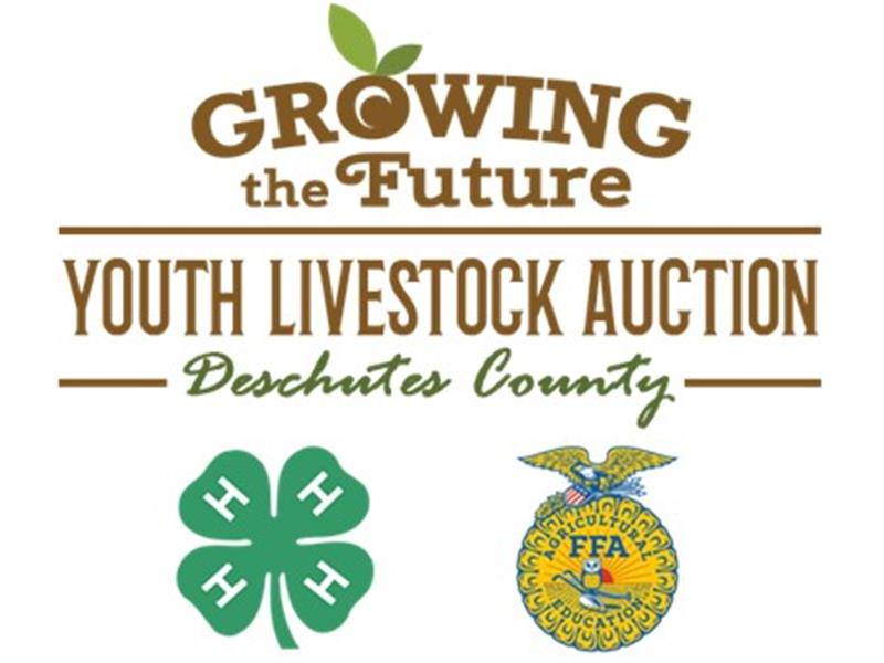 Logo for 2024 Deschutes County 4-H & FFA Livestock Auction